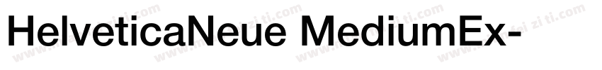 HelveticaNeue MediumEx字体转换